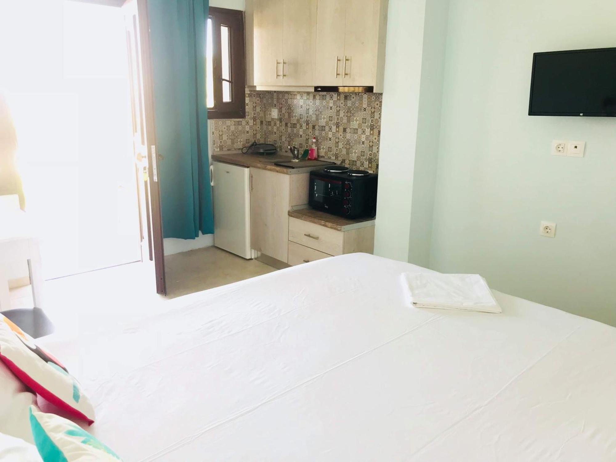 Golden View Apartments Myrina Limnos Bilik gambar